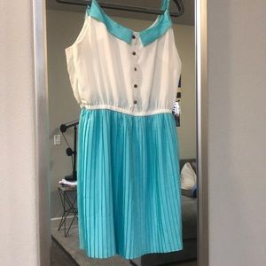 Accordion style dress.